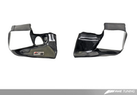 AWE Tuning Audi 2.7T Intercooler Carbon Fiber Shrouds - Shrouds Only Set of Two