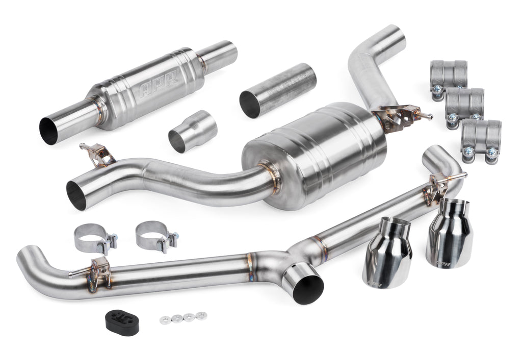 APR Catback Exhaust System (w/ Front Muffler) - GTI (MK7.5)