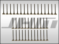 HD Valve Set (JHM), Intake and Exhaust, Heavy Duty, Coated for B6-B7 S4, C6 A6 and C5 allroad w chain 4.2L 40v
