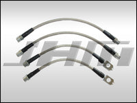 Brake Line Kit-Stainless (JHM) Front and Rear Lines for B6-B7 S4