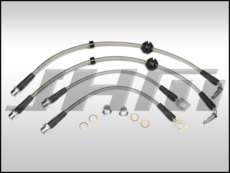 Brake Line Kit-Stainless (JHM) Front and Rear Lines for B7-RS4