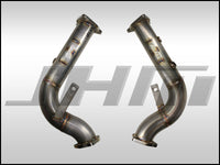 Exhaust - Race Pipes - (VERSION 2) Stainless Steel, 2.5" (JHM) for B8-S5 4.2L FSI (32v)