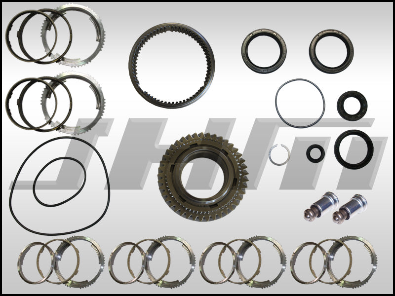 Transmission Rebuild Kit, 0A3 MT (JHM-Performance), FULL, 1-2 Collar Update, 2nd Gear for B6-B7 S4