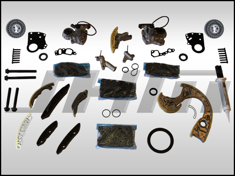 JHM Timing Chain Service Kit (JHM-OEM) for B6-B7 S4, C6 A6 and C5 allroad w chain 4.2L 40v - FULL PLUS
