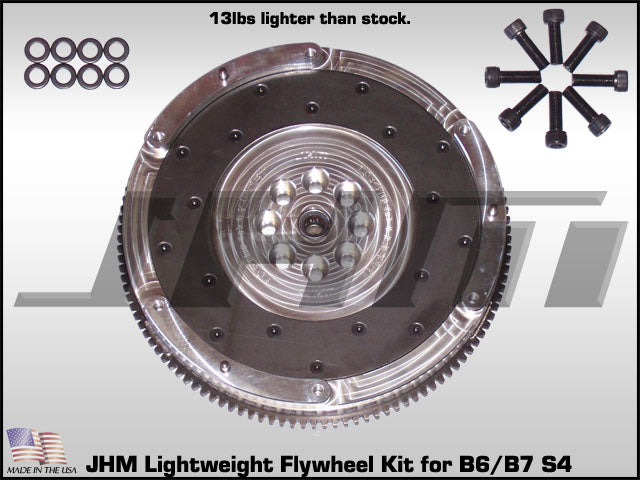 JHM Lightweight Aluminum Flywheel for (fits B6 S4 as an upgrade and must use B7 clutch) 05.5 and up B7 S4