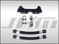 Billet Crankcase Breather Vent Hose Kit - PCV (JHM) BLACK for B8 RS4-RS5 4.2L
