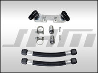 Billet Crankcase Breather Vent Hose Kit - PCV (JHM) RAW for B8 RS4-RS5 4.2L