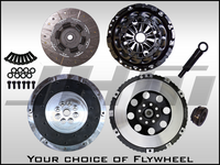 JHM Lightweight Flywheel (Aluminum) and Clutch Combo w B7 RS4 Pressure Plate for B5-S4 or C5-A6-allroad 2.7T