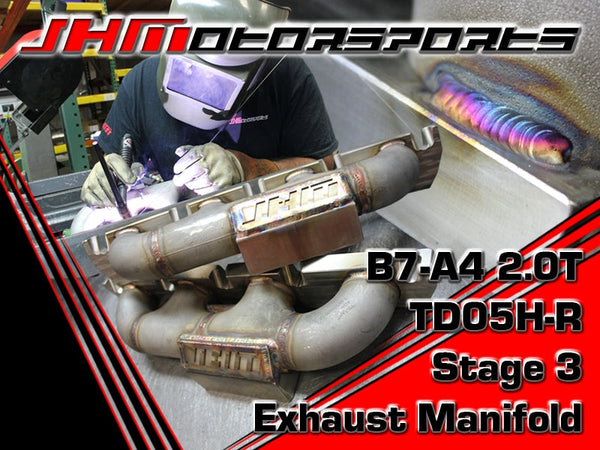 JHM TD05H-R Stage 3 Big Turbo (SS LOG MANIFOLD) MANIFOLD ONLY for B7-A ...