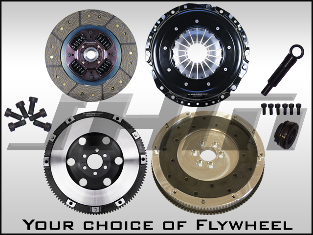 JHM R Series Lightweight Flywheel (Chrome-Moly Forged) and Clutch Combo for B7-A4 2.0T