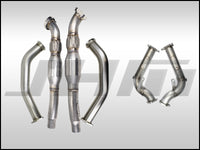 Exhaust - COMPLETE High-Flow Cat Downpipes with Integrated Baffle System (JHM Combo) for the B8 S4-S5 Q5-SQ5 C7 A6-A7 3.0T