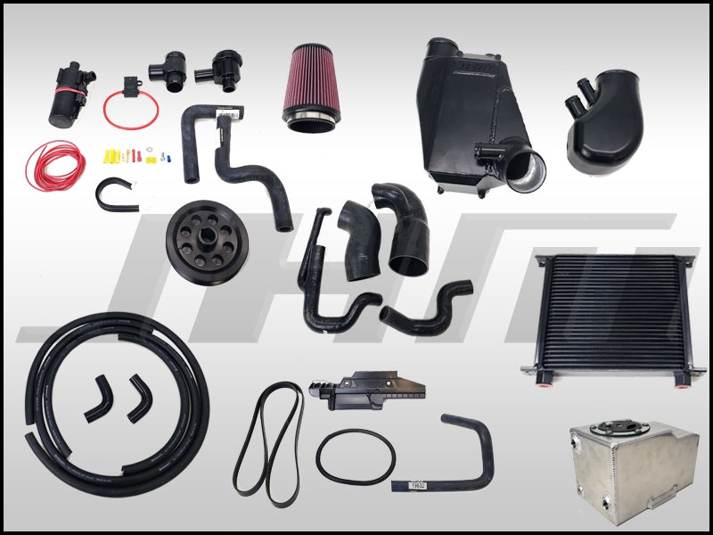 JHM Supercharger Kit for B7RS4, Stage 1+ Upgrade with smaller pulley