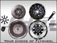 JHM Lightweight Flywheel (Chrome-Moly Forged) and Clutch Combo for 04 and up B6-B7 S4