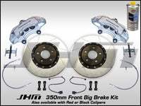 Front BBK (Big Brake Kit) JHM 350mm Cayenne (Brembo 6-piston) C5-A6-S6 4.2L w SILVER Calipers